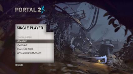 Portal 2 Title Screen